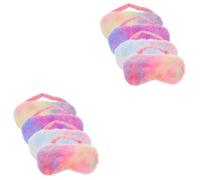 FRCOLOR 2 Sätze Plüsch Schlaf-augen Maske Schlafen Nachtmasken Karikatur Augen Schlafmaske Augenmaske Für Trockene Augen Plüsch Plüschige Schlafmaske Satin 4 Stücke * 2