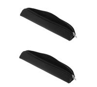 FRCOLOR 2 Stück -federmäppchen Stifthaltertasche Etui Ärmel Schutztasche Für Stifte Stiftspeicherbeutel Fall Insulinschutzbeutel Stifttragetasche Geschenktüten Für Stifte Pu Black