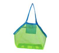 FRCOLOR 2 Stück Muschelsack für Sandspielzeug Outdoor-Zubehör Netztasche für Strandspielzeug Strandtasche Strandtasche für Einkaufstasche aus Mesh Netzbeutel Green