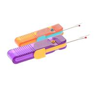 FRCOLOR 2 Stück Nahttrenner aus Abs und Edelstahl Ergonomisches Design für Präzises Entfernen von Fäden für Handarbeit und Kreuzstich Geeignet für Anfänger und Profis