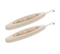 FRCOLOR 2 Stück Nahttrenner aus Rostfreiem Edelstahl mit Komfortablem Griff Präziser Fadenschneider für Nähen Sticken Selbstgemacht - Langlebiges Nahttrenner Werkzeug für Feine Stoffe