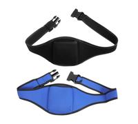 FRCOLOR 2 Stück Verstellbare Mikrofon gürteltasche Tragbare Bauchtasche für Fitness Theater moderatoren Robustes Material Komfortabel für Indoor Outdoor Einsatz