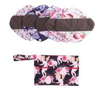 FRCOLOR 3 Sätze Waschbare Tante-handtuchauflage Durchsichtiger Kulturbeutel Kabelsalat Kulturbeutel Frauen Reise-kosmetiktasche Die Äußere Schicht Ist Bedruckter Stoff 5 Stück * 3