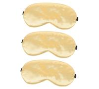FRCOLOR 3 Stück Braut-augenmaske Brautjungfer Schlafmaske Süß Weiße Schlafmaske Augenmaske Aus Seide Gewichtete Augenmaske Zum Schlafen Unter Augenmaske Auge Schlafen Nacht Die Seide