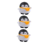 FRCOLOR 3 Stück Pinguin Münztaschen Aus Weichem Material Kompakte Kleiner Geldbörsen Für Kleingeld Schlüssel Und Karten Cartoon Geldbeutel Für Damen Alltag Reise