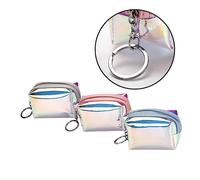 FRCOLOR 3stücke Bunte Aufbewahrungstaschen Für Damen Transparente Handtaschen wasserdichte Make-up-Taschen Kleine Organizer-Taschen Für Geldbörse Telefon Lippenstift