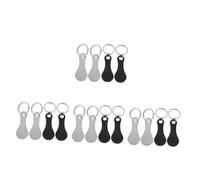 FRCOLOR 4 Sätze Einkaufswagenchip Einkaufswagen Supermarktwagen Trolleys Schlüsselanhänger chips Räder Für Korb Trolley Tasche 4 Stück * 4