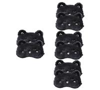 FRCOLOR 4stücke Schlafmaske Mit Niedlichem Cartoon-design Bequeme Augenbinde Für Effektiven Lichtschutz Für Büroangestellte Und Schüler Sorgt Für Entspannenden Schlaf