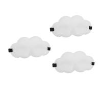 FRCOLOR 5stücke Teens Schlafmaske Memory-schaum Verstellbar Doppellagig Lichtblockierend Für Und Entspannende Nächte Niedlichem Wolken-design