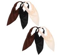 FRCOLOR 6 Stück pack Elastische Baumwoll Bandanas für Damen Rutschfestes Boho Dreieckstuch und Stirnband Atmungsaktives Haartuch für Alltag Sport und Reisen