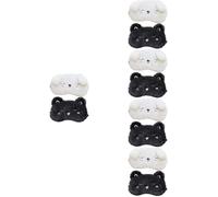 FRCOLOR 8stücke Cartoon Schlafmaske Bequeme Lichtdichte Augenmaske Mit Süßem Tierdesign Weiße Hund Für Erholsamen Schlaf Und