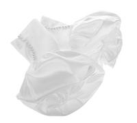 FRCOLOR Abnehmbare Weiße Satin Puffärmel Brautkleid Ärmel Elegant Hochzeit Brautaccessoires Verstellbar Vielseitig für Klassische und Moderne Hochzeitskleider