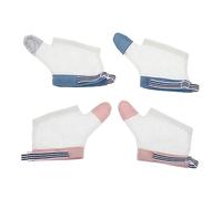 FRCOLOR Daumenschutz Handschuhe Gegen Daumenlutschen 2 Paar Saugstoppende Handschuhe Aus Hautfreundlichem Atmungsaktivem Netzstoff Verstellbare Größe Für Säuglinge Und Kleinkinder