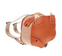 FRCOLOR Kleiner Fuchs Rucksack PU Material Leicht Verstellbare Träger Kinderrucksack Damen Fox Backpack Für Alltag Reise Festival