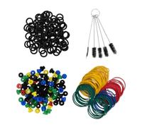 FRCOLOR Nähmaschinenzubehör-set Gummibänder Für Maschine Silikon-nadelkissen Reinigungsbürsten-set Für Maschinenwerkzeug