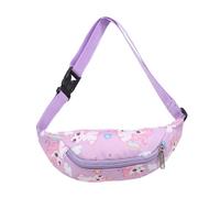 FRCOLOR Verstellbare Bauchtasche Mädchen Fanny Pack mit Buntem Motiv Langlebig und Sicher Vielseitig Tragbar als Crossbody oder Hüfttasche für Reisen und Alltag Leicht und Komfortabel