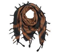 Freak Scene Palituch - schwarz - braun - 100x100 cm - Pali Palästinenser Arafat Tuch - 100% Baumwolle