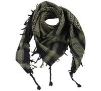 Freak Scene Palituch - schwarz - grün-khaki - 100x100 cm - Pali Palästinenser Arafat Tuch - 100% Baumwolle