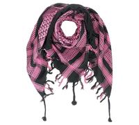 Freak Scene Palituch - schwarz - pink 02-100x100 cm - Pali Palästinenser Arafat Tuch - 100% Baumwolle