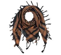 Freak Scene Palituch - Sterne schwarz - braun - 100x100 cm - Pali Palästinenser Arafat Tuch - 100% Baumwolle