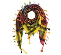 Freak Scene Palituch - Tie dye-Batik-bunt - schwarz 01-100x100 cm - Pali Palästinenser Arafat Tuch - 100% Baumwolle