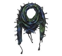Freak Scene Sterne groß & klein schwarz - Tie dye-Batik-bunt 02-100x100 cm - Pali Palästinenser Arafat Tuch - 100% Baumwolle