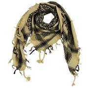 Freak Scene Superfreak Palituch - beige - schwarz - 100x100 cm - Pali Palästinenser Arafat Tuch - 100% Baumwolle