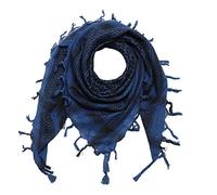 Freak Scene Superfreak Palituch - blau-dunkelblau - schwarz - 100x100 cm - Pali Palästinenser Arafat Tuch - 100% Baumwolle