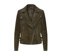 Lederjacke FREAKY NATION "Taxi Driver-FN" Gr. M(38), grün Damen Jacken Lederjacken (62494459-M)