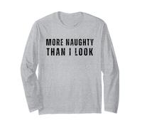 Frecher als ich aussehe Lustig BDSM Sexy Kinky Langarmshirt