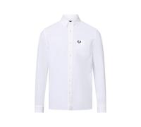 Fred Perry Baumwollhemd Herren Slim Fit Baumwolle weiß, S