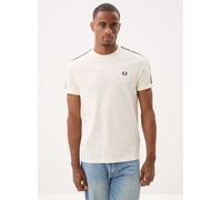 Fred Perry - Bekleidung Contrast Tape Ringer T-Shirt - weiß - Größe XL