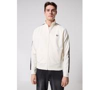 Fred Perry - Bekleidung CONTRAST TAPE TRACK JACKET - Weiß - Größe XXL