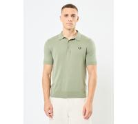 Fred Perry - Bekleidung COTTON KNITTED SHIRT - Grün - Größe M