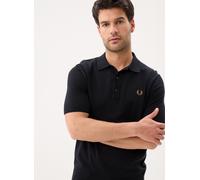 Fred Perry - Bekleidung COTTON KNITTED SHIRT - Schwarz - Größe XXL
