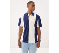 Fred Perry - Bekleidung Cut And Sew Panel Polo Shirt - Blau - Größe XXL
