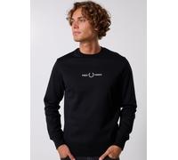Fred Perry - Bekleidung Embroidered Sweatshirt - schwarz - Größe XXL