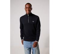Fred Perry Half Zip Sweatshirt Black Schwarz XXL