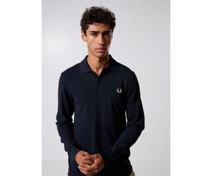Fred Perry - Bekleidung Long Sleeve Fred Perry Shirt - Blau - Größe L