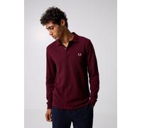 Fred Perry - Bekleidung Long Sleeve Fred Perry Shirt - Bordeaux - Größe XXL