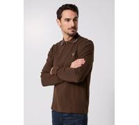 Fred Perry - Bekleidung Ls Twin Tipped Fp Shirt - braun - Größe S