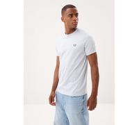 Fred Perry Ringer T-Shirt Dusky Blue Blau XL