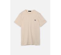Fred Perry - Bekleidung Ringer T-Shirt - Weiß - Größe M