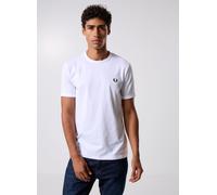 Fred Perry - Bekleidung Ringer T-Shirt - Weiß - Größe XL