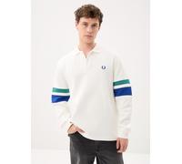 Fred Perry Tipped Sleeve Rugger Snow White Weiß L