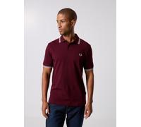 Fred Perry - Bekleidung Twin Tipped Fred Perry Shirt - Bordeaux - Größe XL