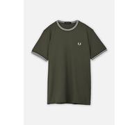 Fred Perry - Bekleidung Twin Tipped T-Shirt - Grün - Größe L