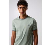 Fred Perry - Bekleidung Twin Tipped T-Shirt - Grün - Größe S