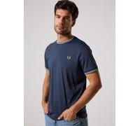 Fred Perry - Bekleidung Twin Tipped T-Shirt - Marineblau - Größe M