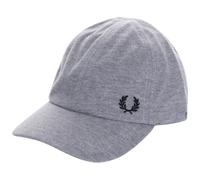 Fred Perry Brand Logo Pique Graue klassische Kappe Einheitsgröße